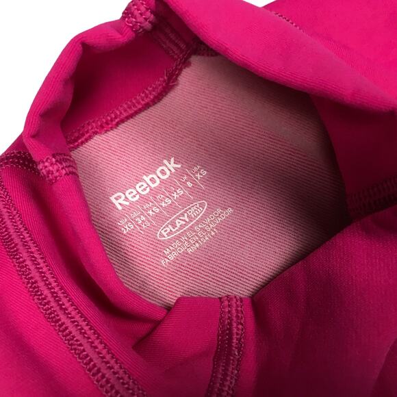 Reebok‎ Shirt Play Dry Pullover Mock Neck Long Sleeve Activewear Top Women's XS - Picture 2 of 8